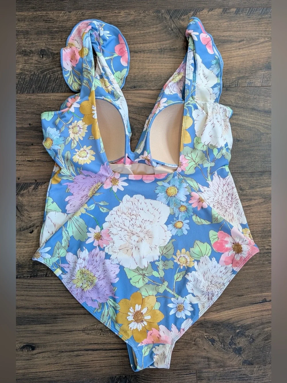Summersalt The Ruffle Backflip Amelie Floral Print Size 14